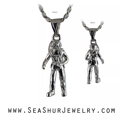 Hard Hat Standard Diver Pendant - Large