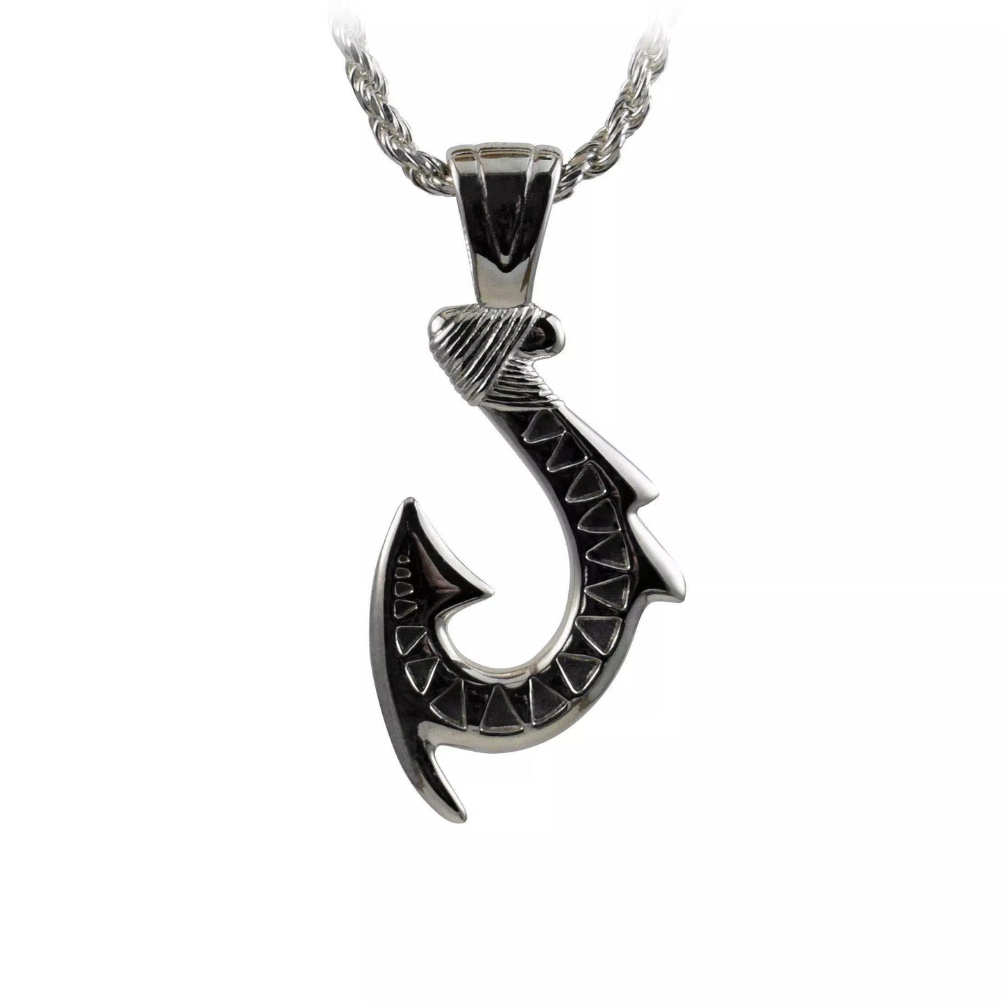 Hawaiian Style Hook Pendant - Large