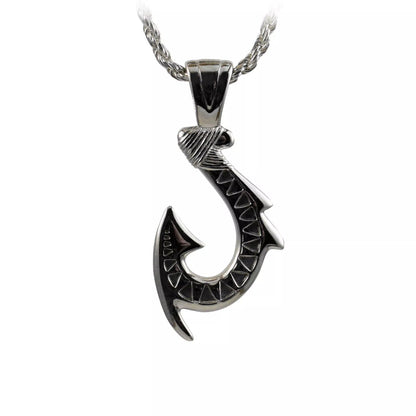 Hawaiian Style Hook Pendant - Large