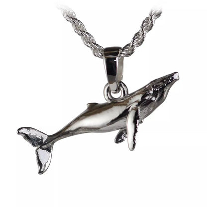 Humpback Whale Pendant - Large