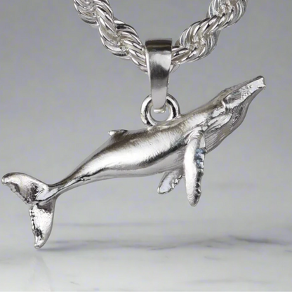 Humpback Whale Pendant - Large