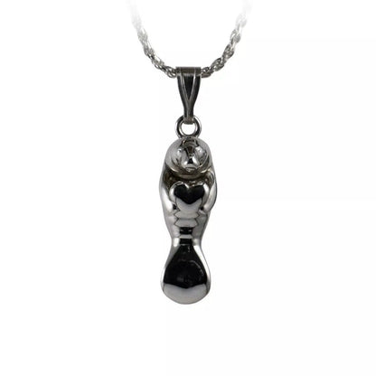 Manatee Heart Pendant - Large