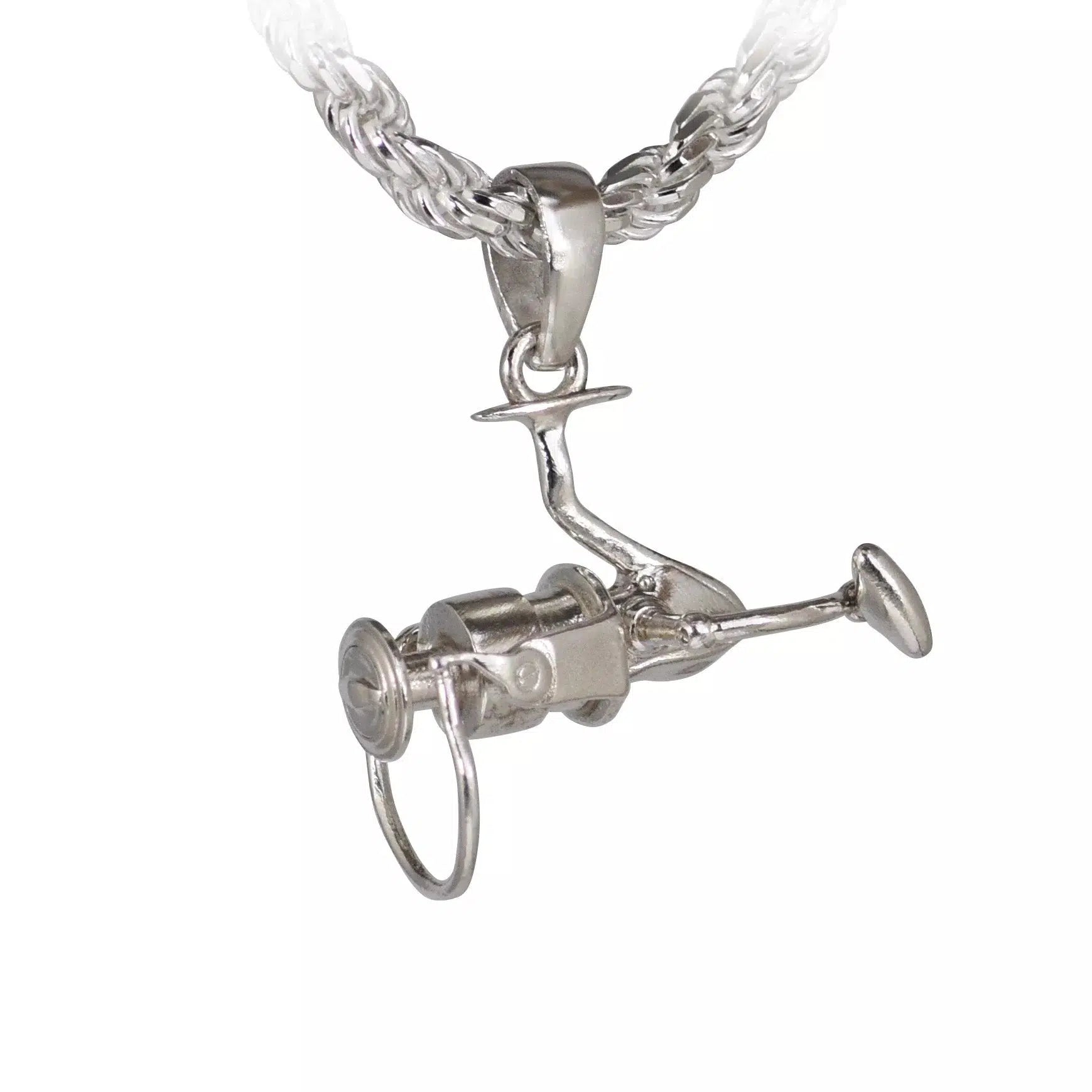 14k fishing reel pendant - Conventional Conventional Fishing Reel Spinning Fishing Reel Pendant -