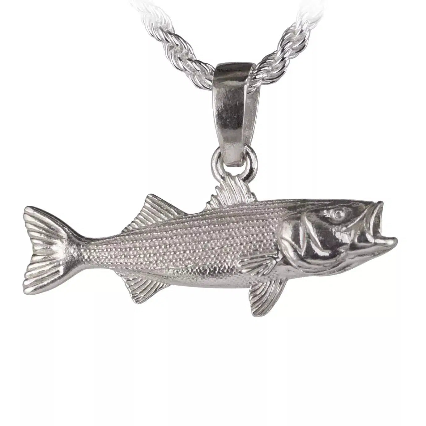 Best Dealz Stainless Steel Biker Fishing Hawaiian Fish Hook Pendant  Necklace Jewelry Men Women with 25