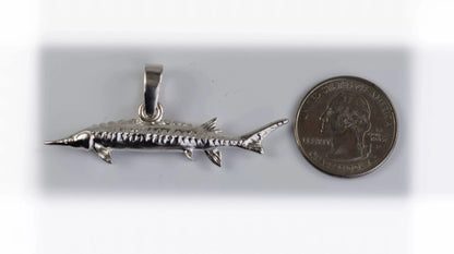 Sturgeon Pendant - Large