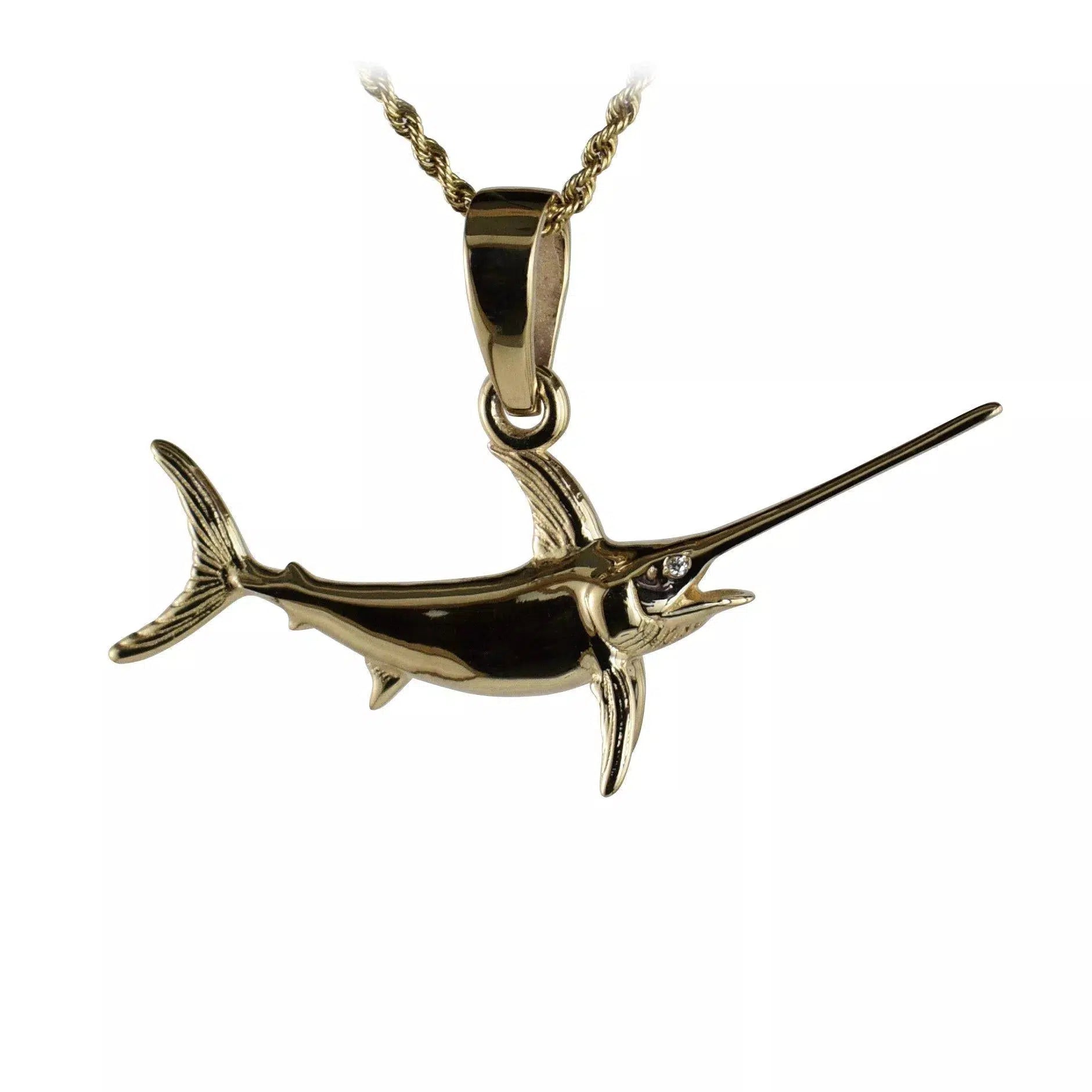 Swordfish #2 Pendant - Small