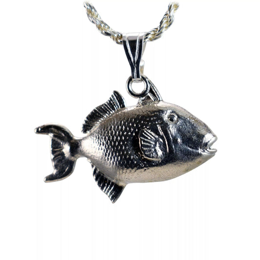 Trigger Fish Pendant - Single sided- Large