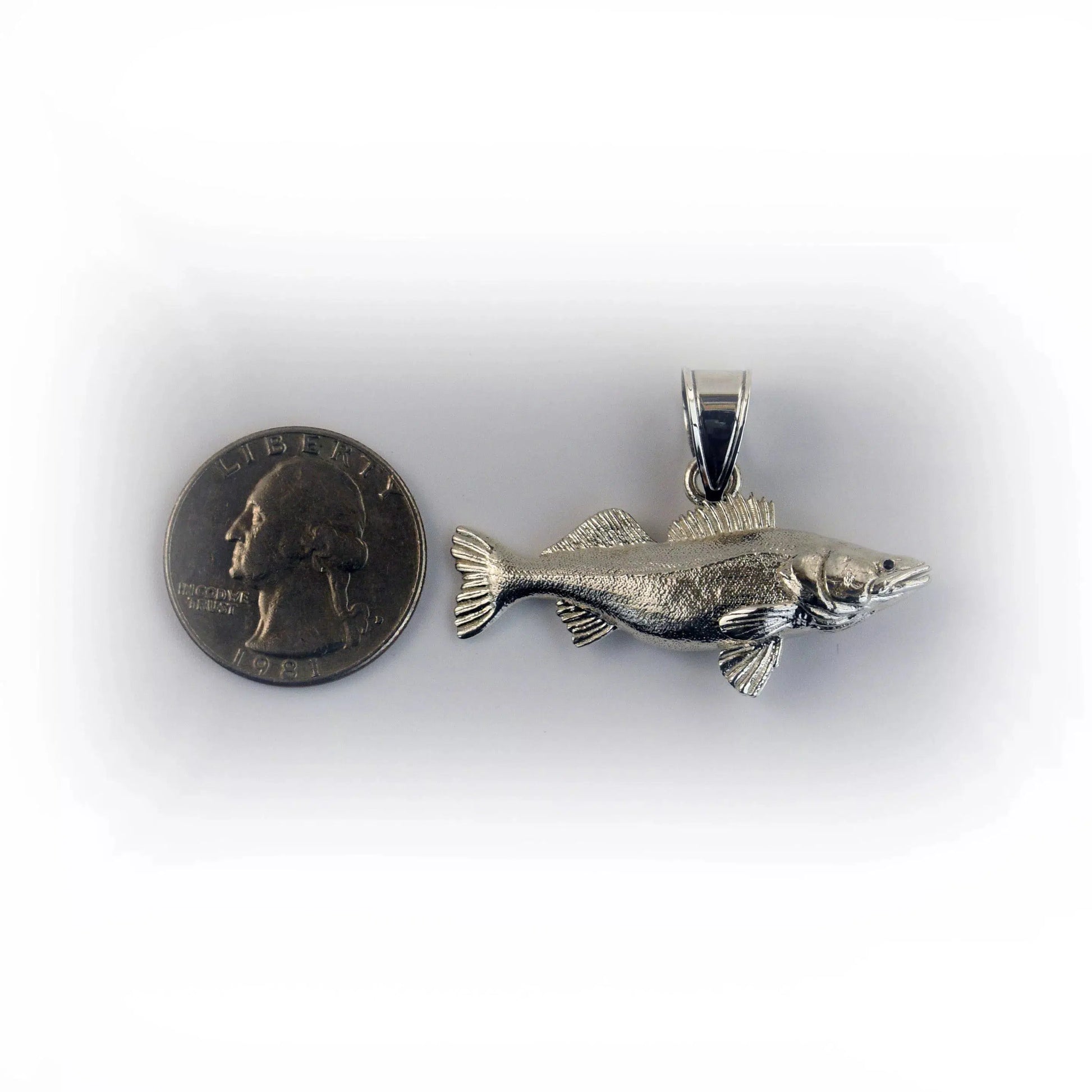 Walleye Fish Pendant - Large