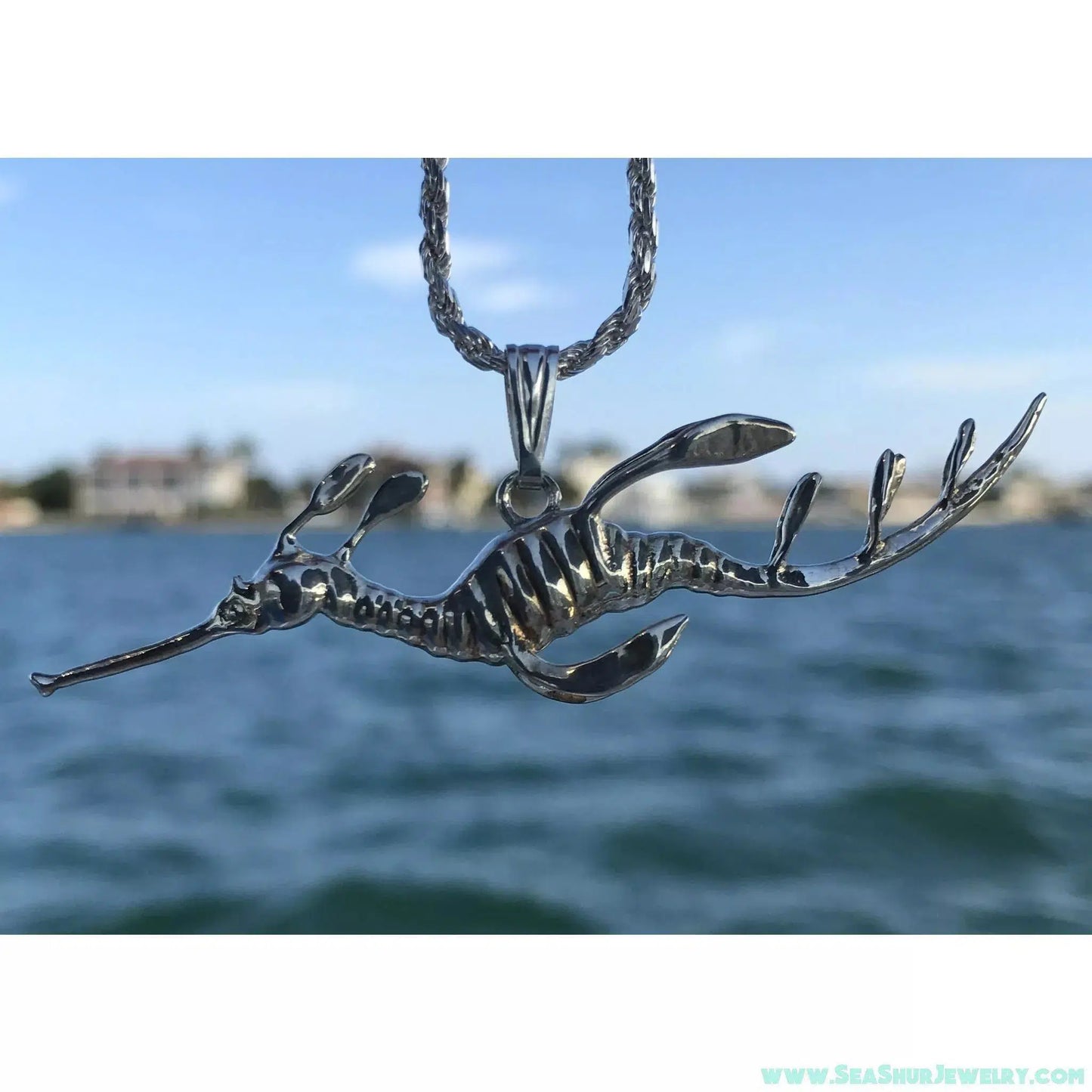 Weedy Sea Dragon Pendant - Large