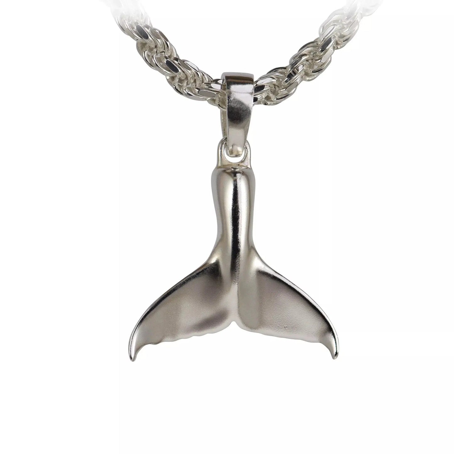 Whale Tail Pendant - Large