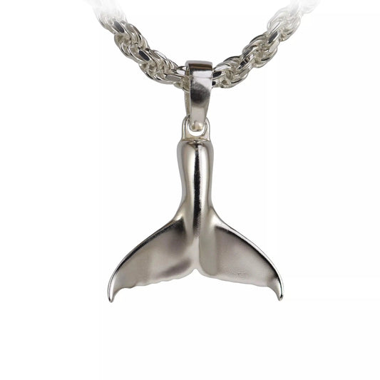 Whale Tail Pendant - Large